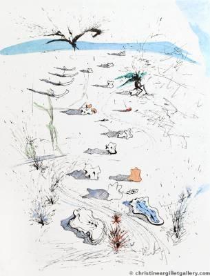 Apollinaire: "The Trenches" by Salvador Dali