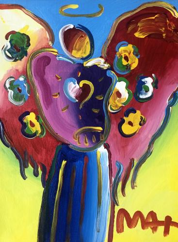 ANGEL WITH HEART by Peter Max