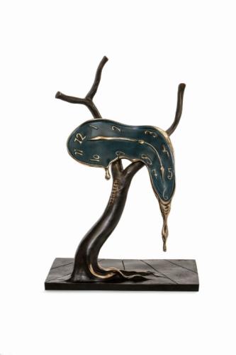 Profile of Time (Blue Patina) by Salvador Dali