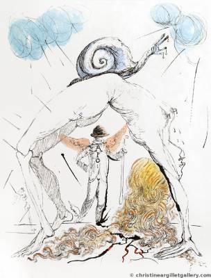 Apollinaire: "Woman with Snail" by Salvador Dali