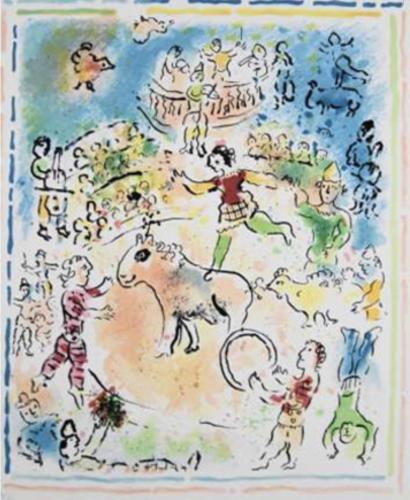 Circus Act by Marc Chagall