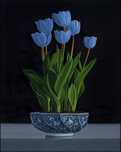 Blue Tulips by David Smith-Harrison