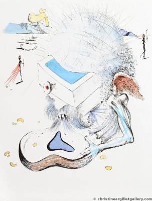 Apollinaire "Head with Drawer" by Salvador Dali
