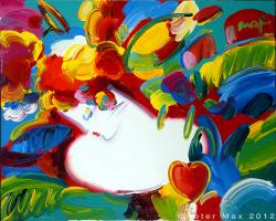 Retro Suite: Flower Blossom Lady #305611 by Peter Max