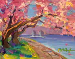 Cherry Blossom by Peter Max