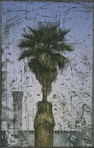 Palm Tree With Column by David Smith-Harrison