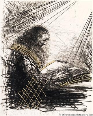 Faust Reading by Salvador Dali