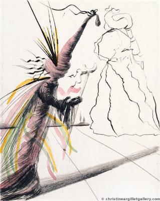 Study For Magician by Salvador Dali