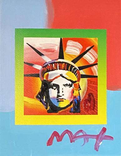 Liberty Head on Blends by Peter Max