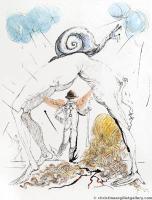 Apollinaore: Woman With Snail by Salvador Dali